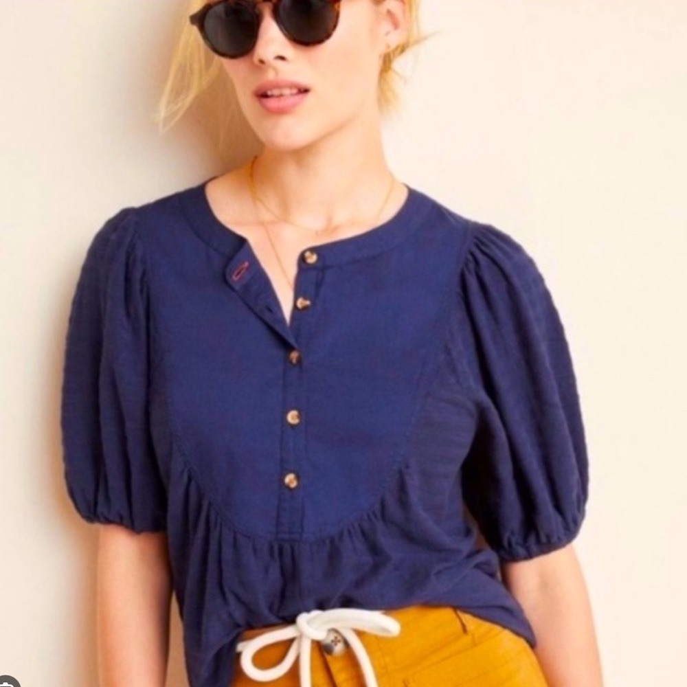 Blue Women’s Anthropologie Top